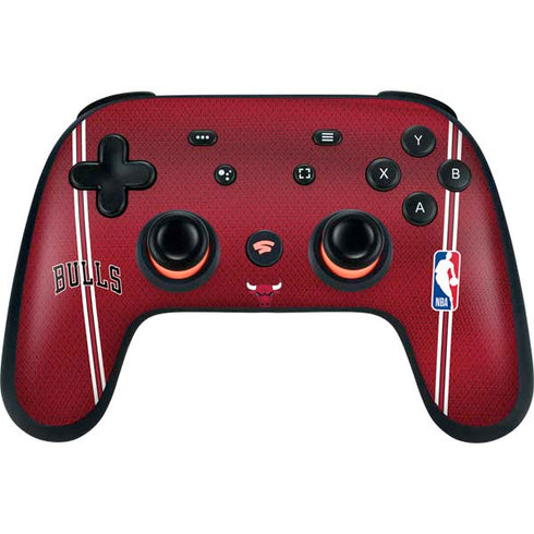 NBA Chicago Bulls Jersey Google Stadia Controller Skin